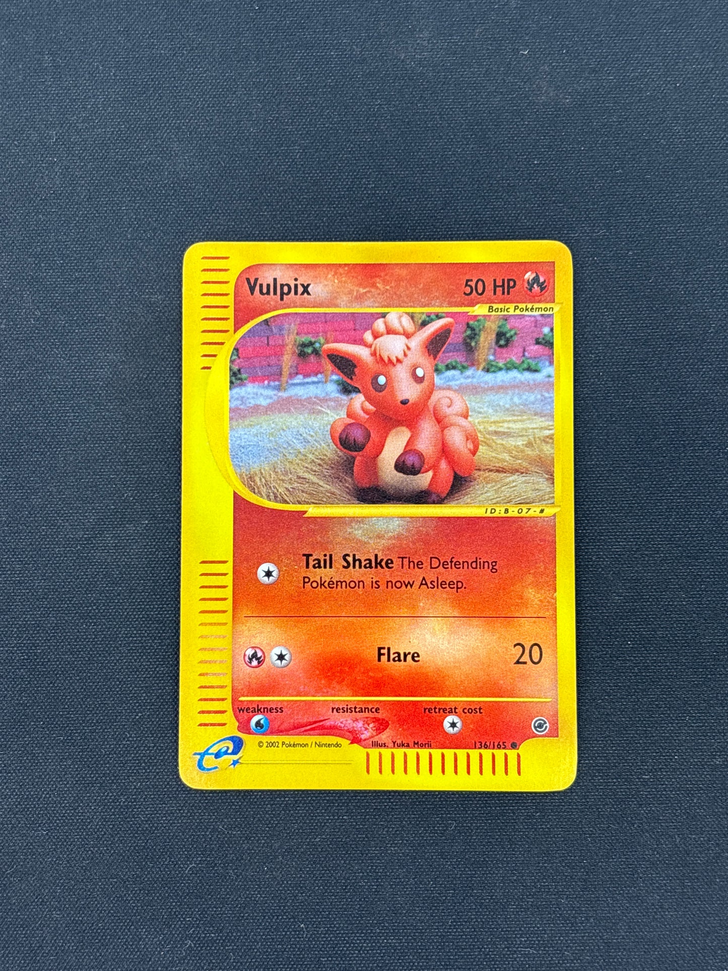 Auction Lot 97: Vulpix Reverse Foil Pokemon Expedition NM Condition