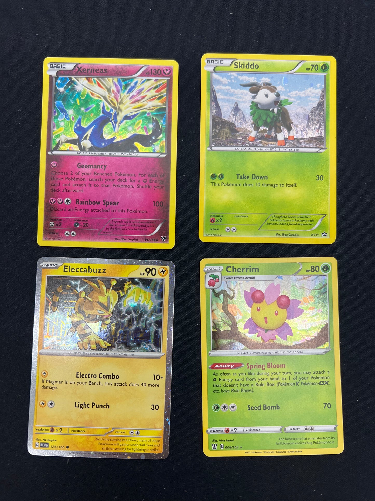 Auction Lot 60: Pokemon Cards Assorted Lot of 4 Cracked Ice & Cosmo Holo Promos Conditions Vary