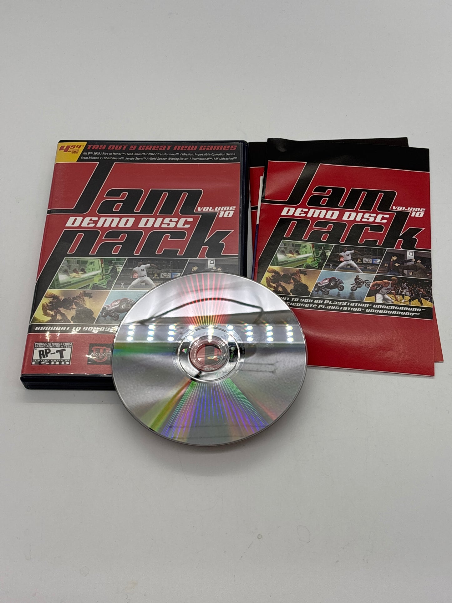 Auction Lot 187: Jam Pack Vol 10 Demo Disc Pack Video Game PlayStation 2 CIB