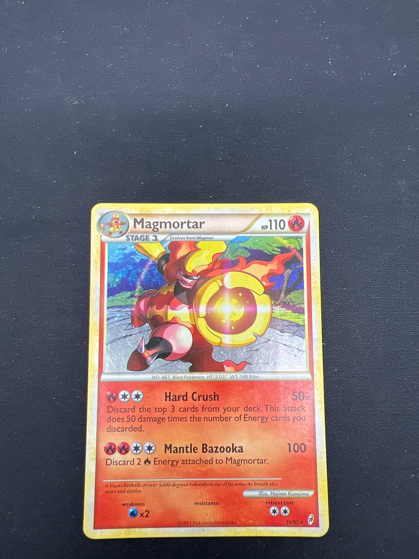 Auction Lot 330: Pokemon Cards Magmortar Holo Rare Condition Vary