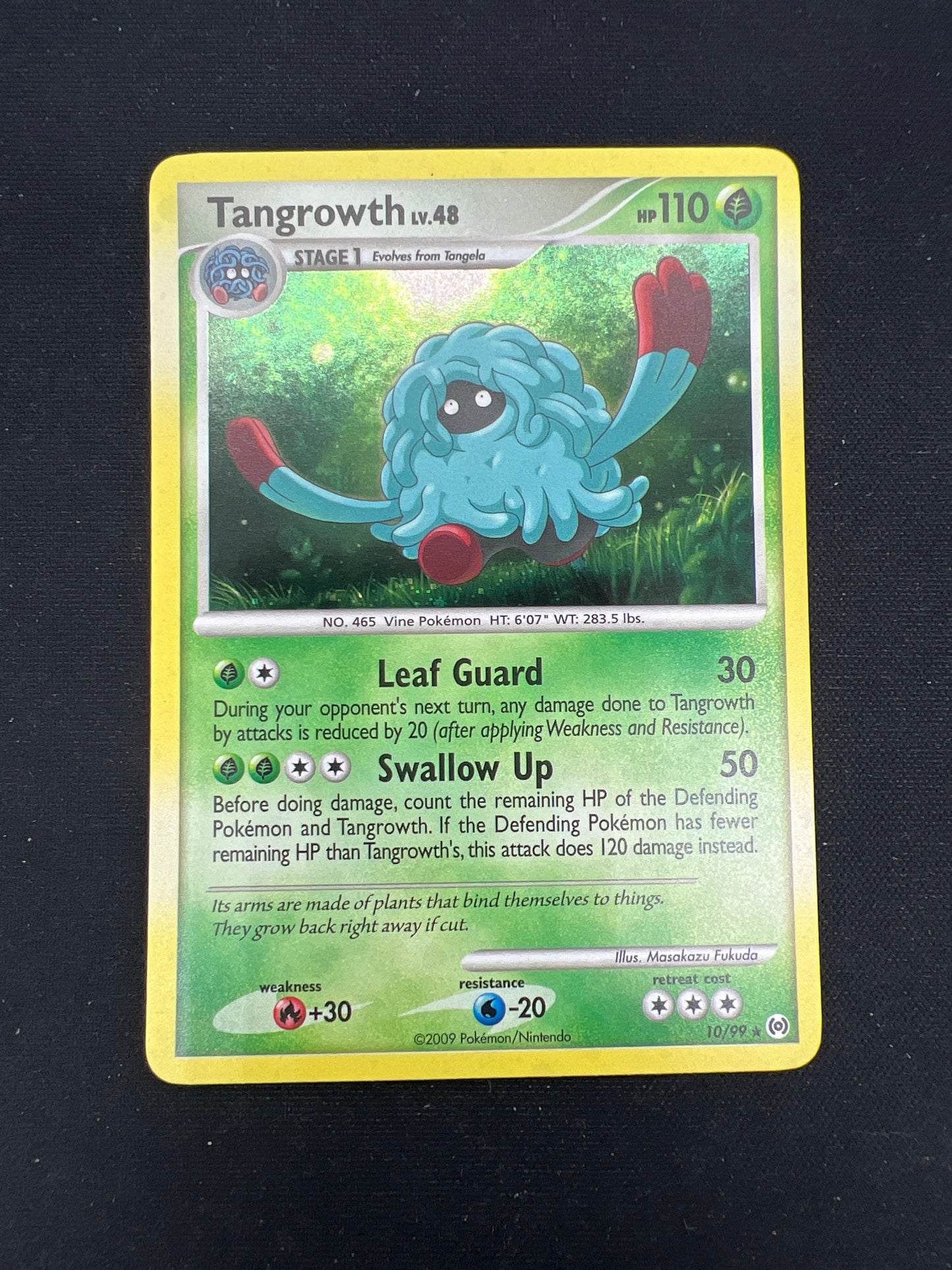 Auction Lot 205: Pokemon Cards Tangrowth Holo Rare Platinum Arceus Conditions Vary