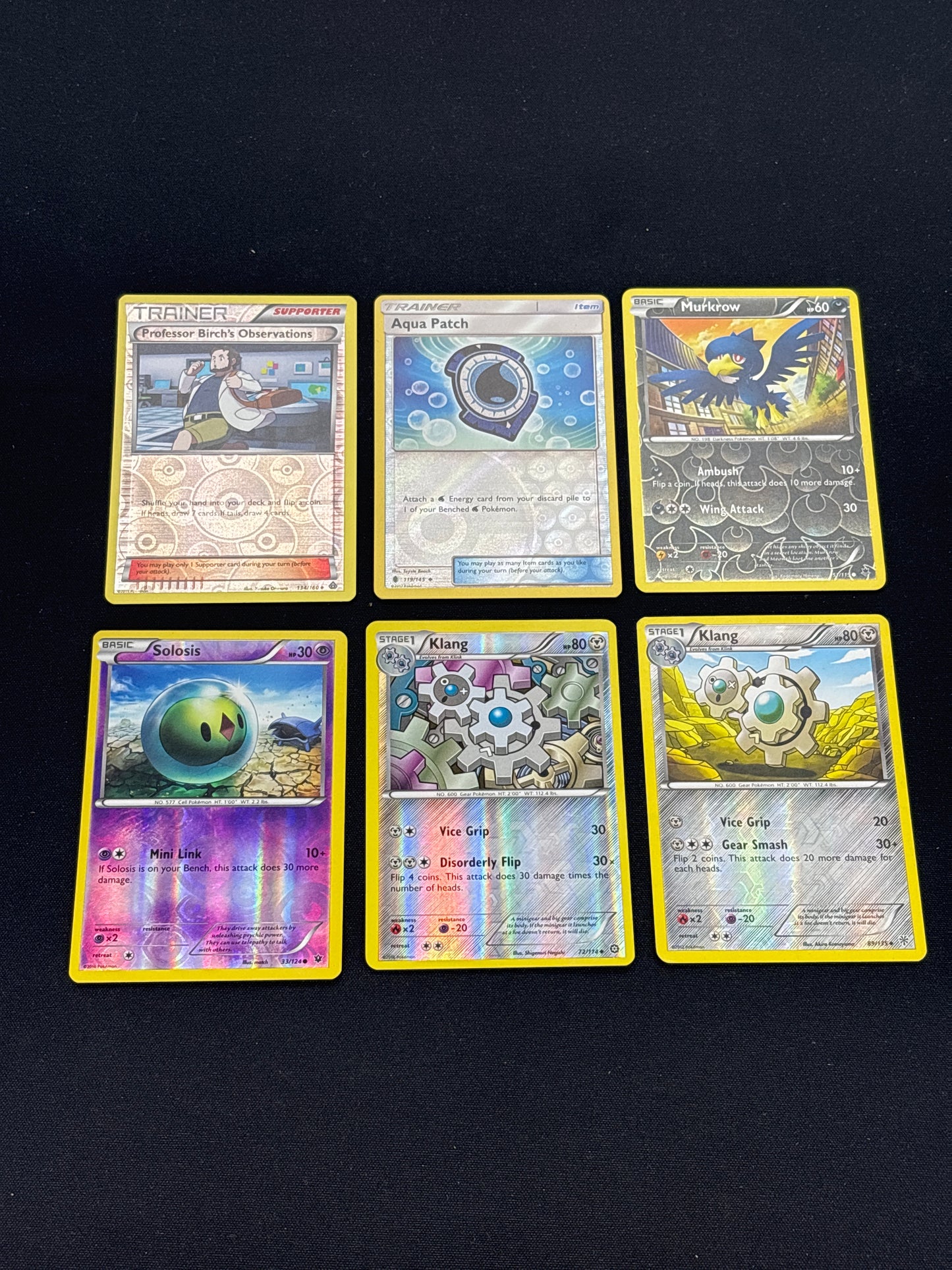 Auction Lot 256: Pokemon Reverse Holo Card Lot 6 Conditions Vary