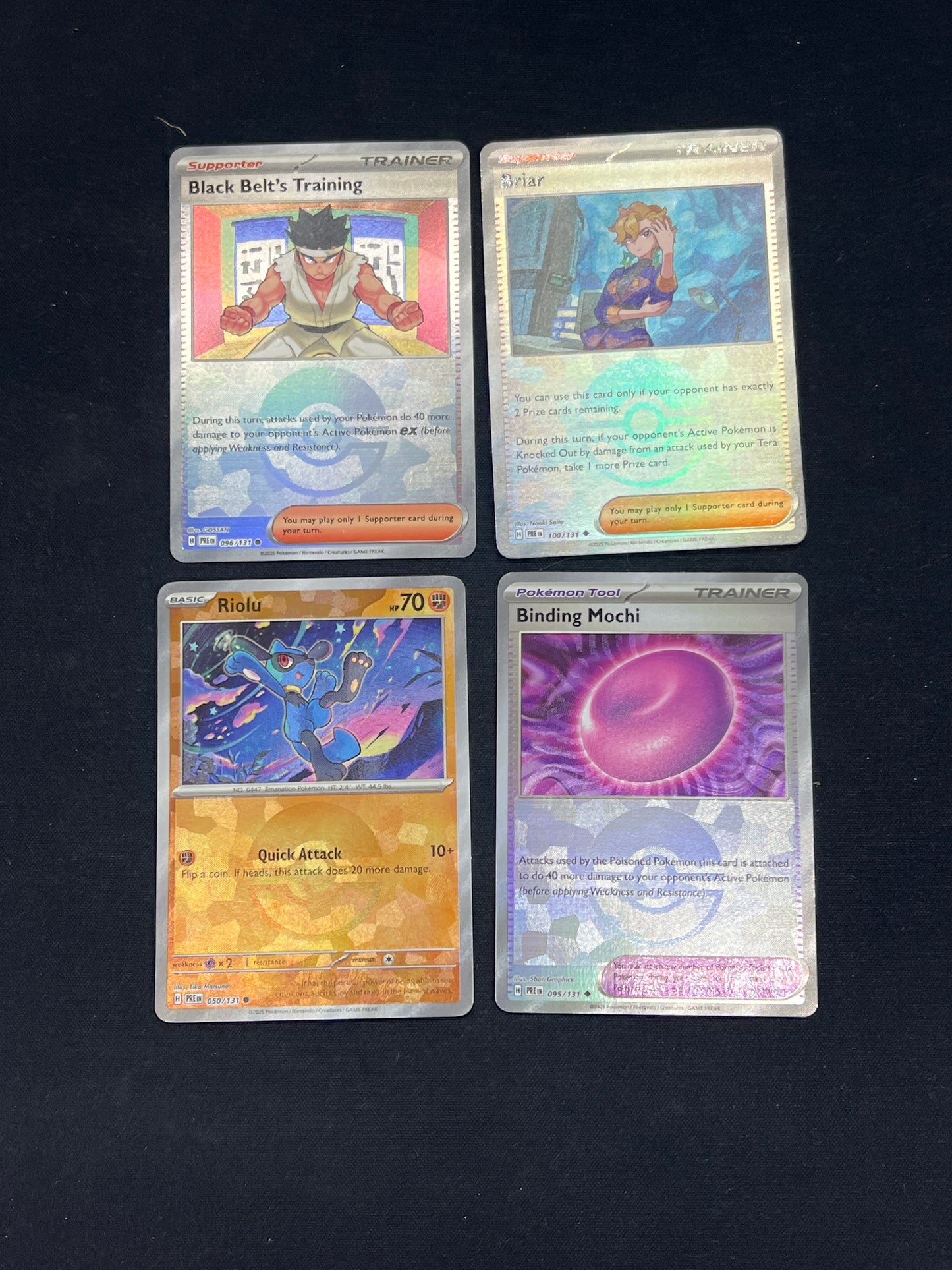 Auction Lot 258: Pokemon Cards Prismatic Evolutions Pokeball Holo Card Lot Conditions Vary