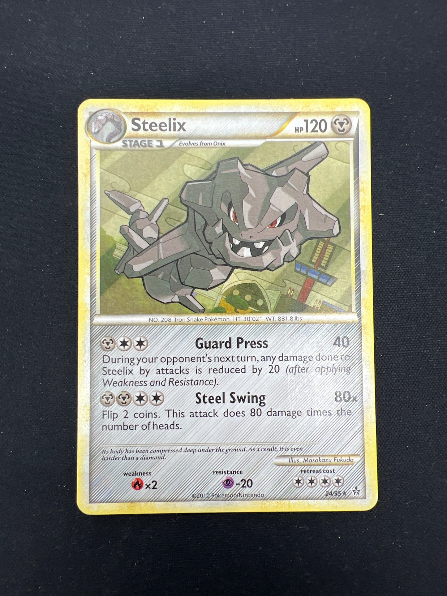Auction Lot 327: Pokemon Cards Steelix Mid Era Non Holo Rare Condition Vary