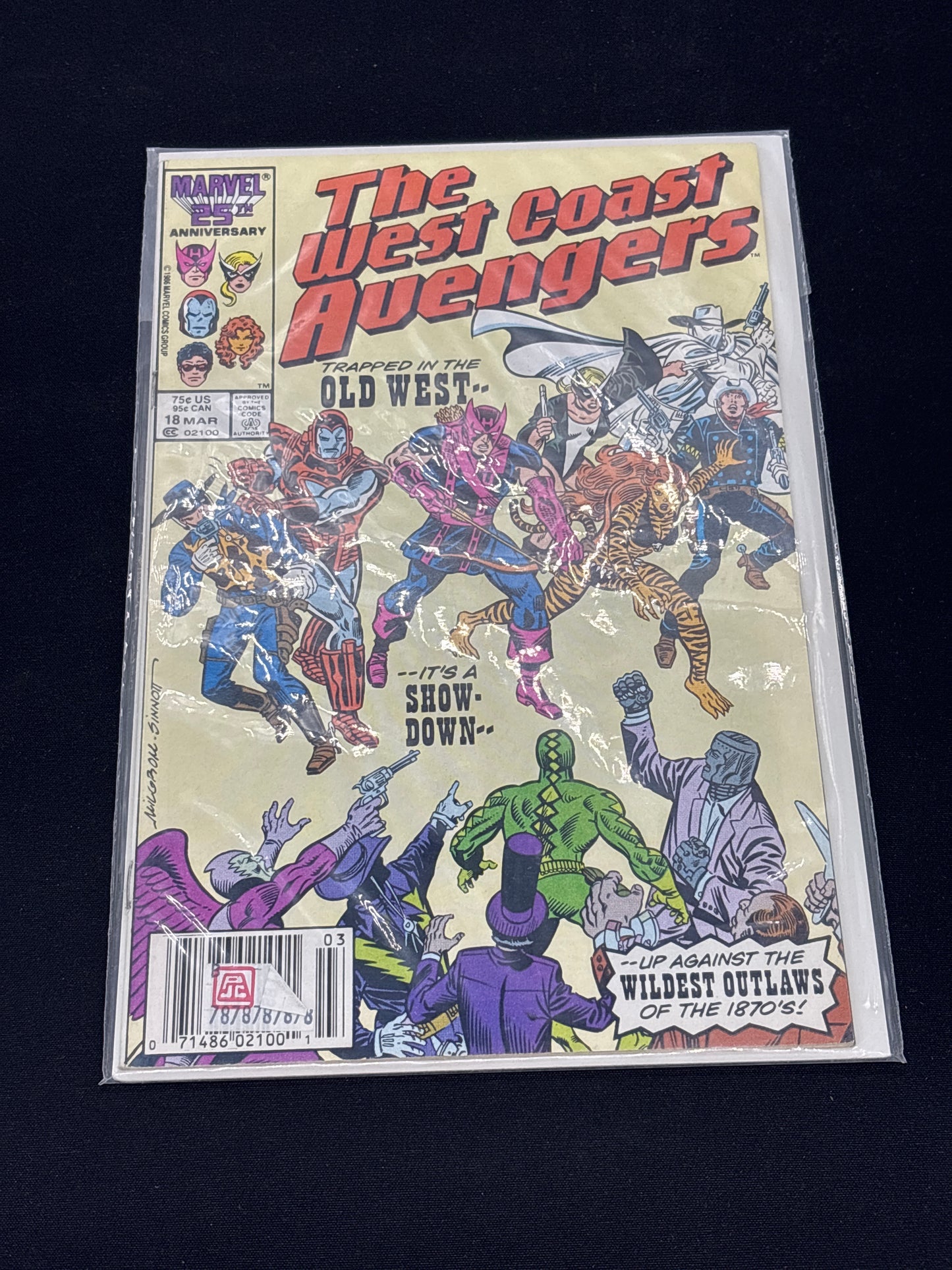 Auction Lot 195: Marvel Comics West Coast Avengers Issue 18 Comic Book