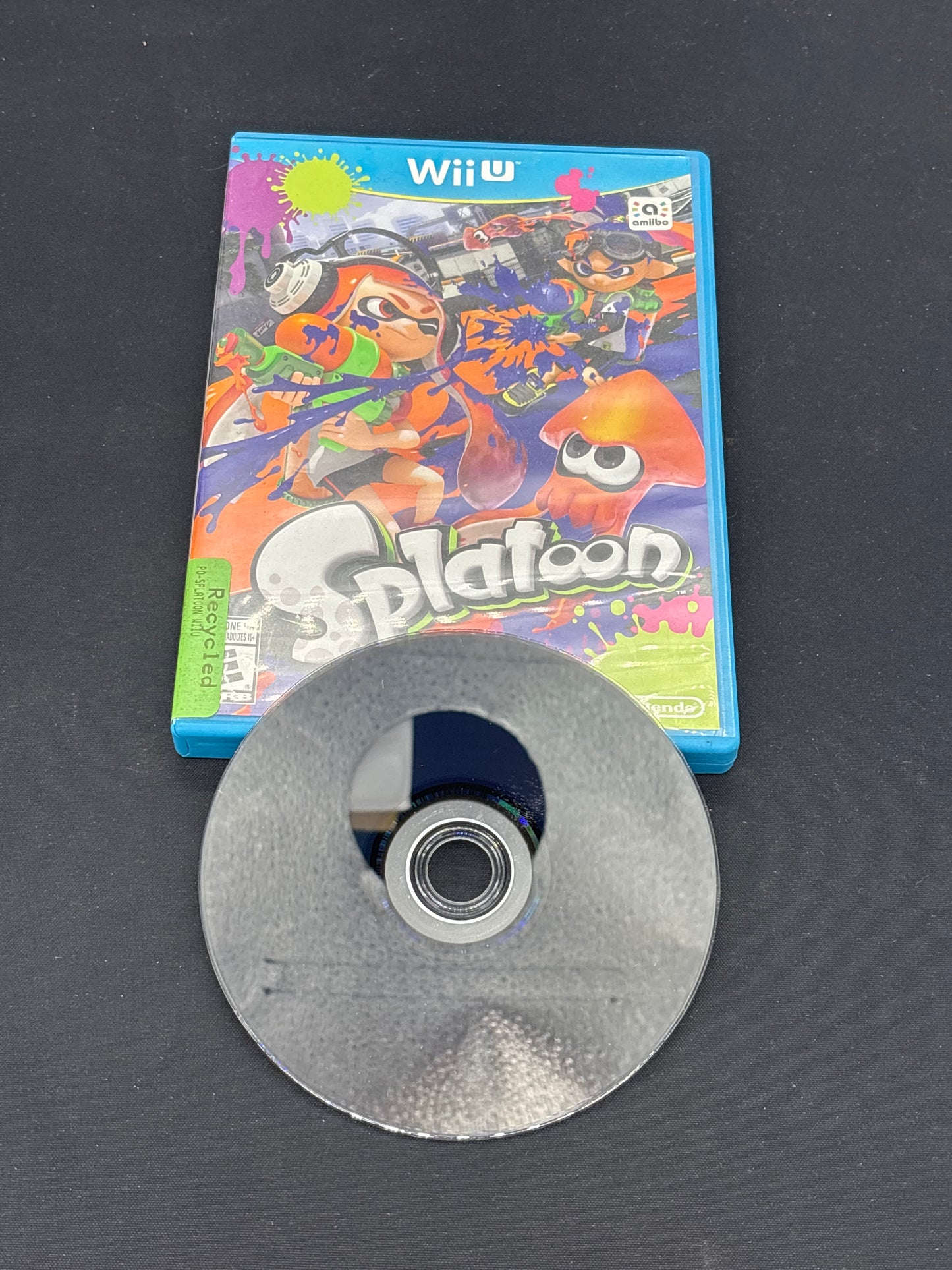 Auction Lot 80: Splatoon Video Game Nintendo WIIU CIB