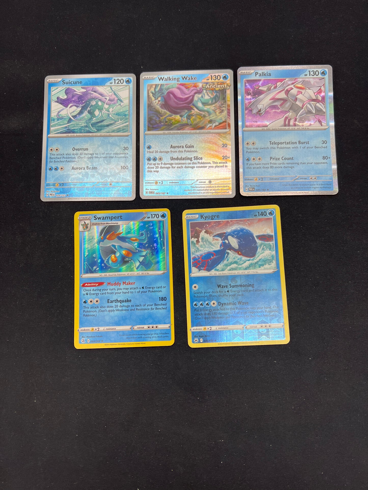 Auction Lot 170: Pokemon Cards Lot of 5 Assorted Holos & Reverse SV & SWSH Conditions Vary