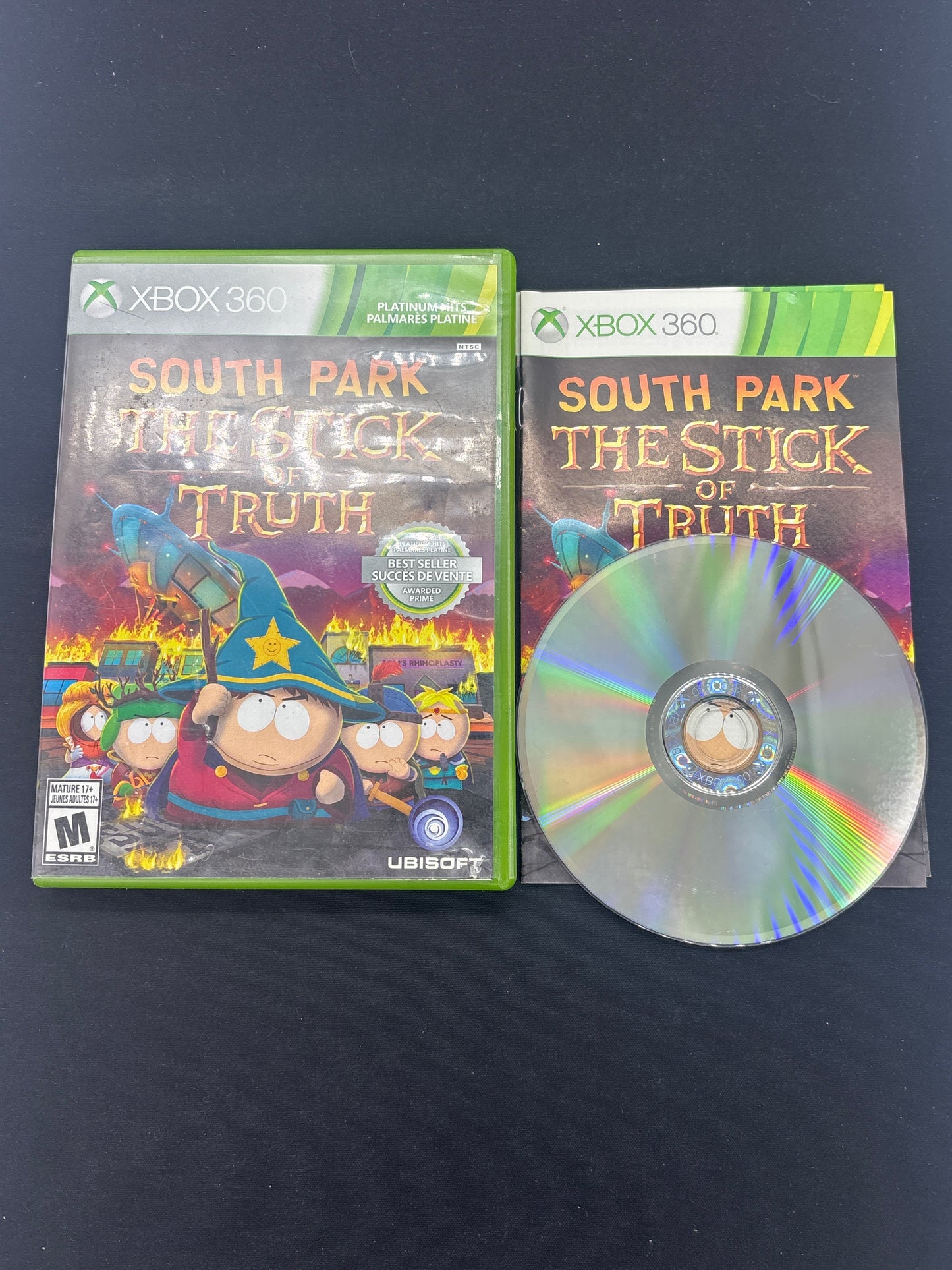 Auction Lot 158: South Park The Stick of Truth Video Game XBOX 360 CIB