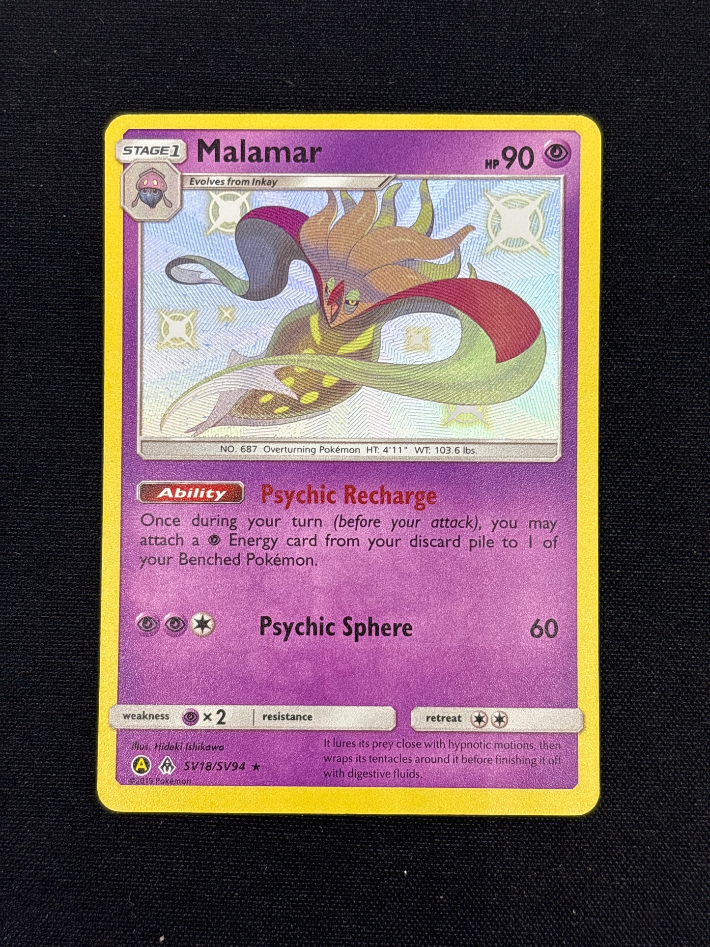Auction Lot 234: Malamar Baby Shiny Card Conditions Vary