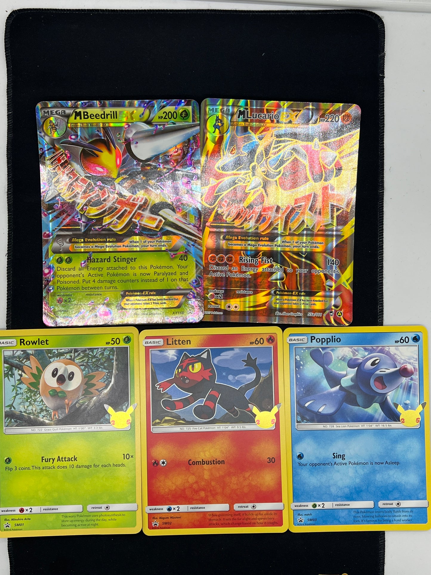 Auction Lot 133: Pokemon Cards Lot of 5 Assorted Jumbo Cards Conditions Vary