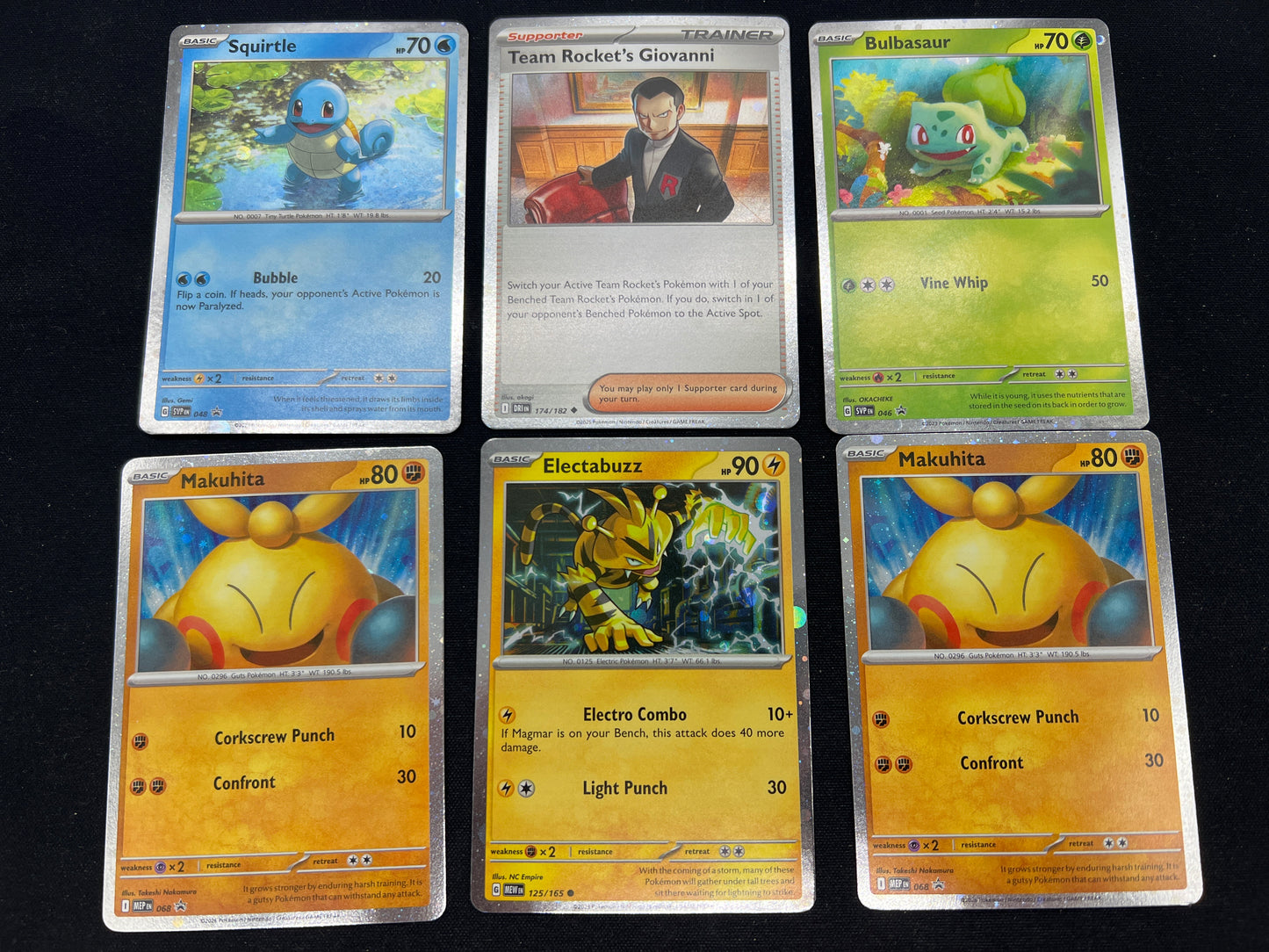 Auction Lot 165: Pokemon Cards Lot of 6 Cosmo Holo Promos Conditions Vary