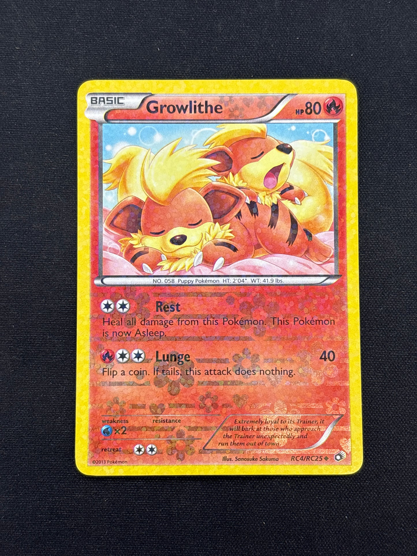 Auction Lot 9: Pokemon Card Growlithe Radiant Collection Conditions Vary
