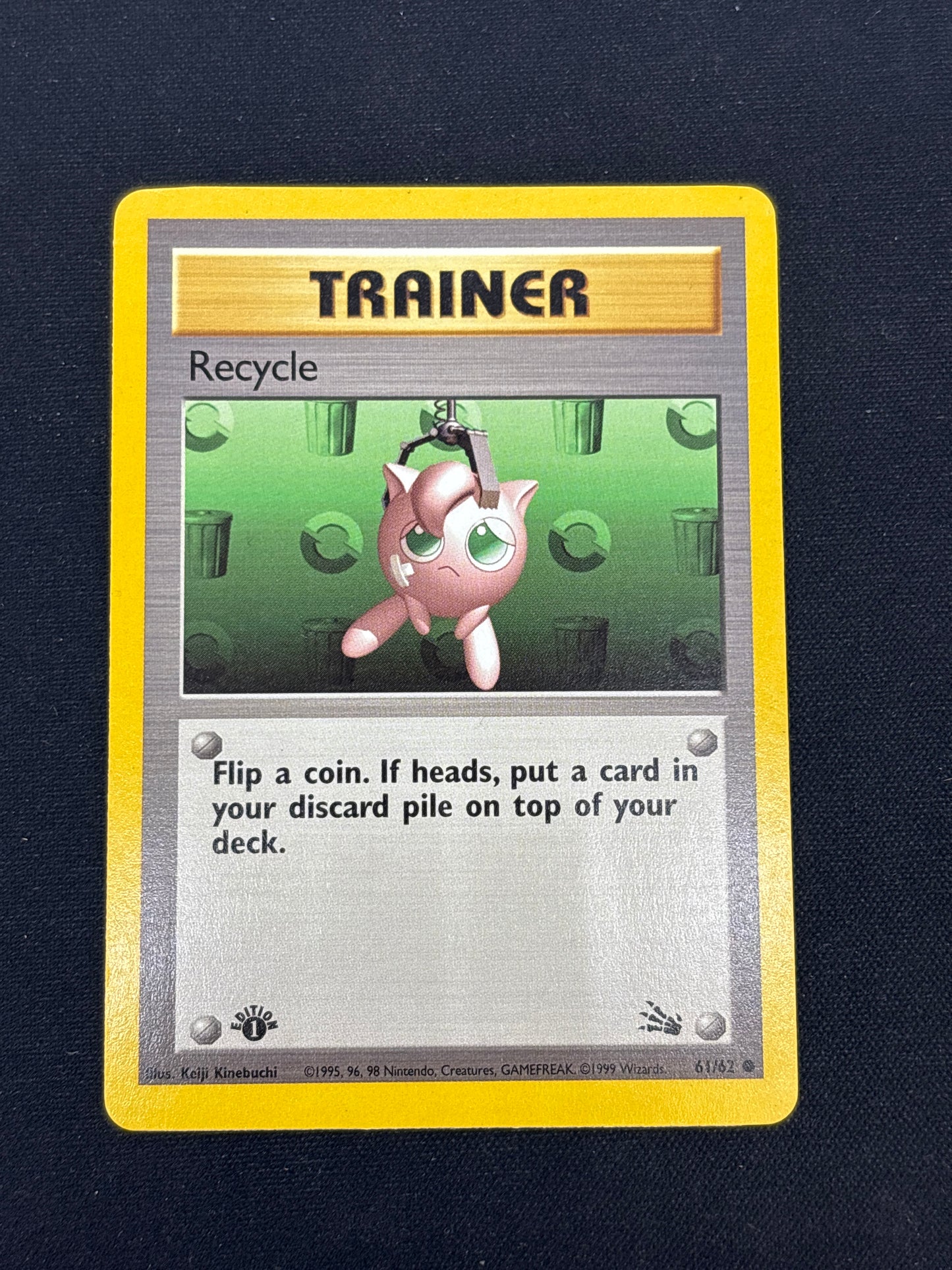Auction Lot 402: Pokemon Card Recycle 1st Edition Fossil Conditions Vary