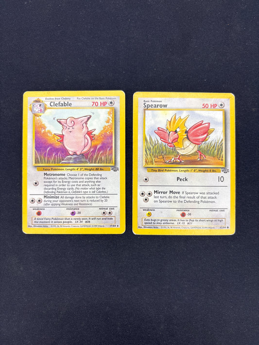 Auction Lot 33: Pokemon WOTC Jungle Card Lot Conditions Vary