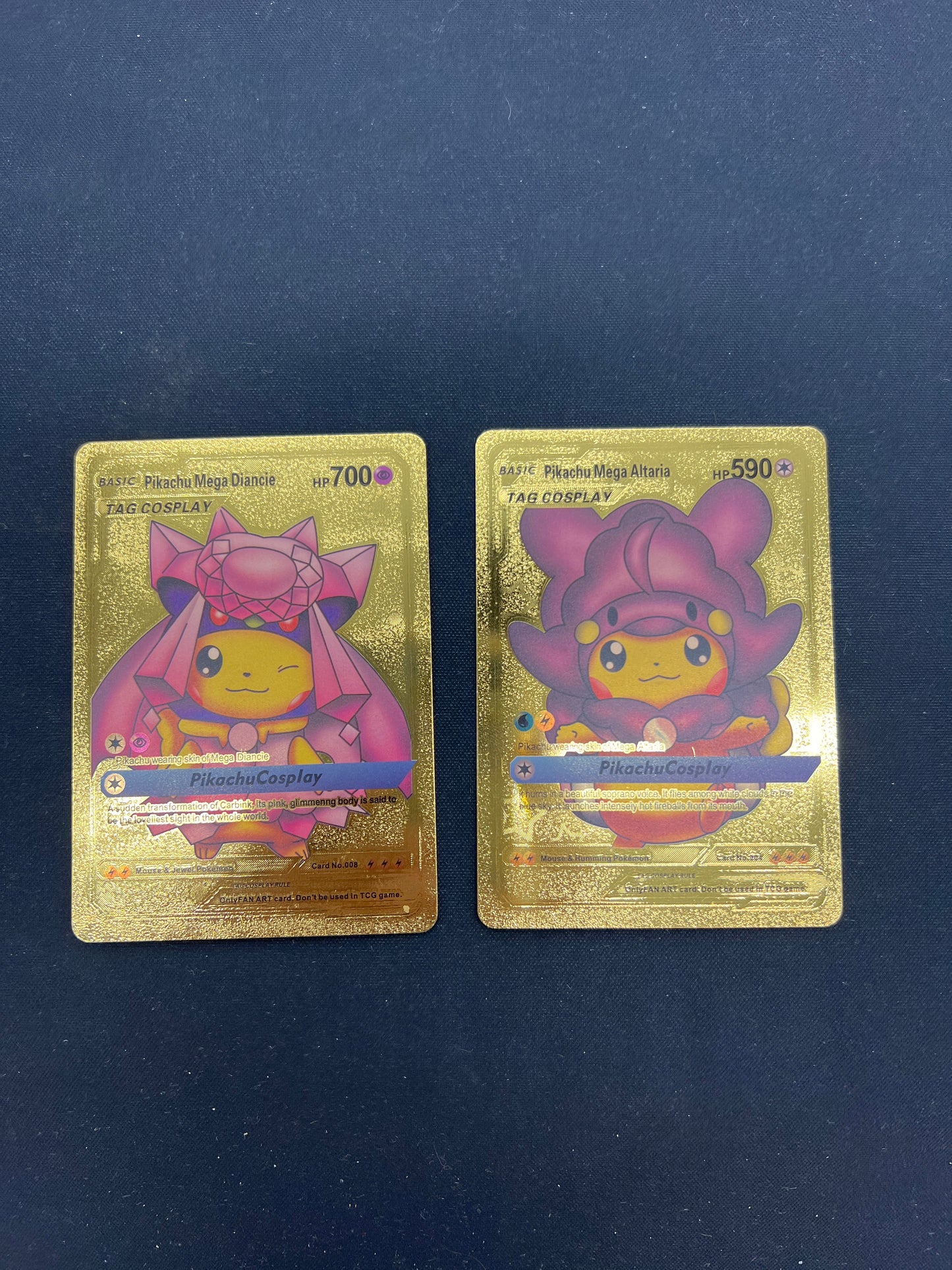 Auction Lot 58: Pokemon Cards Custom Mega Full Art Conditions Vary