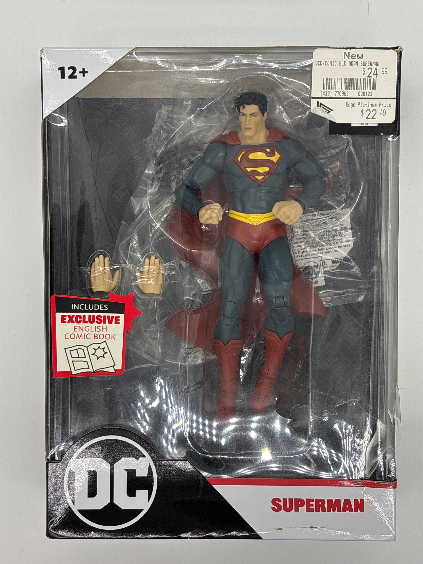 Auction Lot 3: Superman Page Punchers DC Figure Unopened Damaged Box No Comic