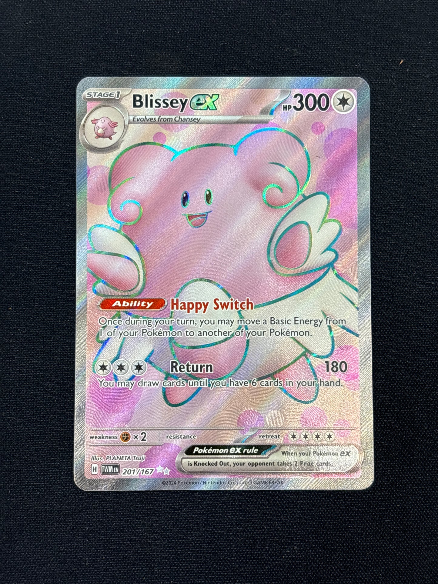 Auction Lot 217: Blissey EX Full Art Card Conditions Vary