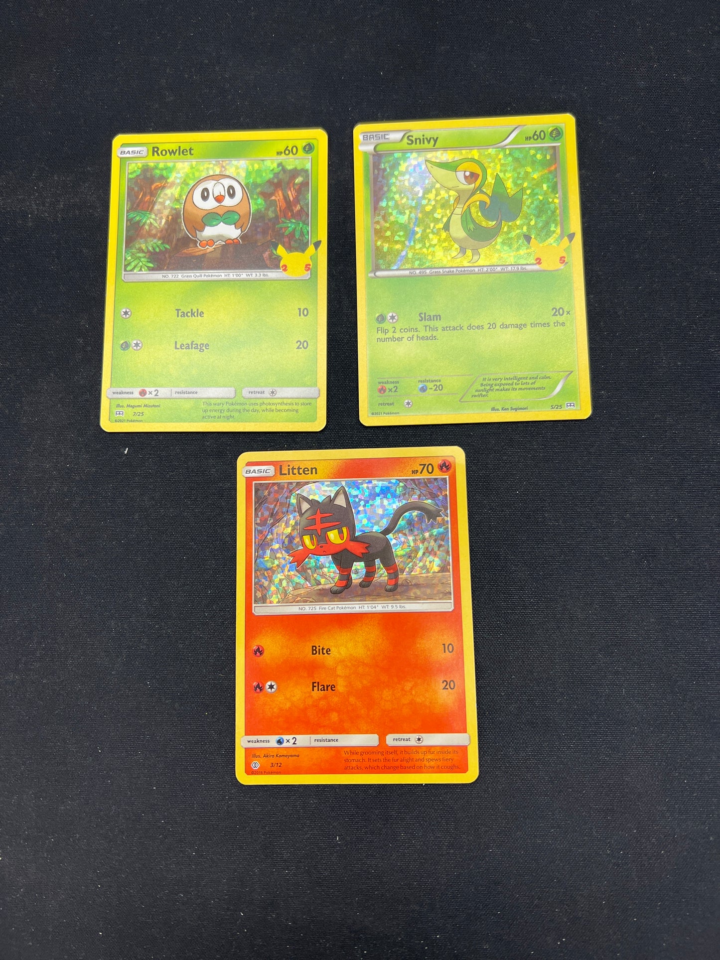 Auction Lot 158: Pokemon Cards Lot of 3 Assorted McDonalds Holo Promos Conditions Vary