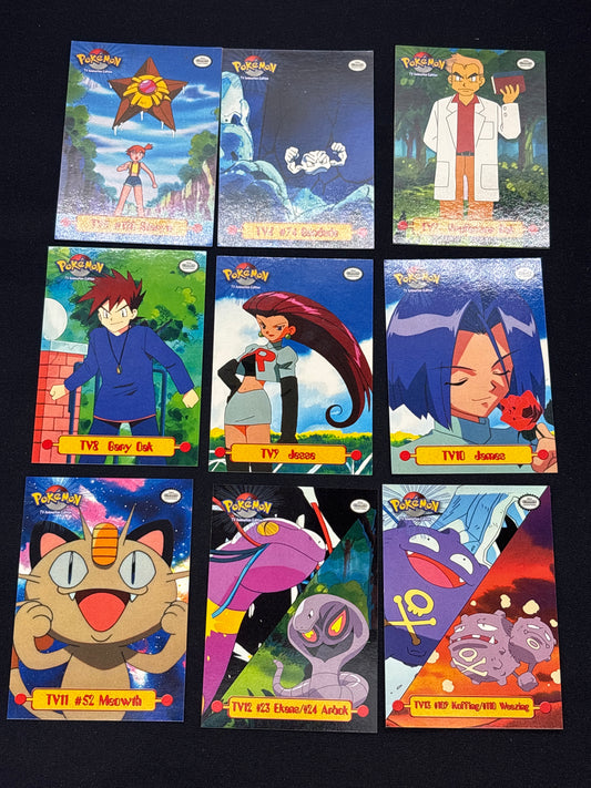 Auction Lot 105: Pokemon Cards Lot of 9 Assorted Topps Conditions Vary