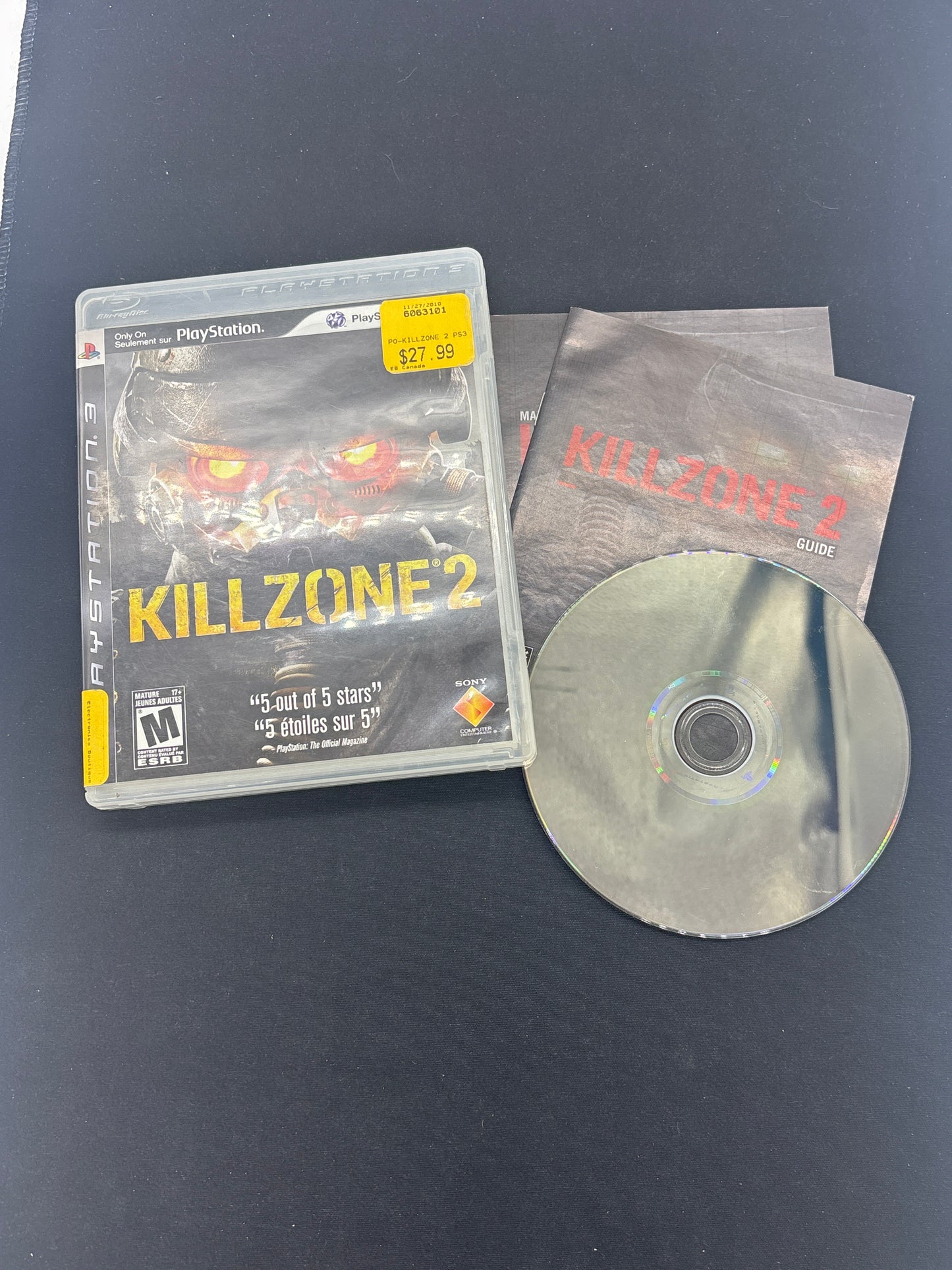 Auction Lot 150: Killzone 2 Video Game PlayStation 3 CIB