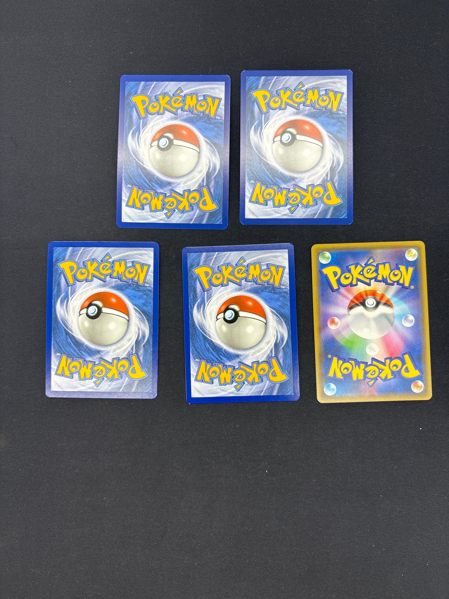Auction Lot 284: Pokemon Cards Lot of 5 Assorted Holo Energy Conditions Vary
