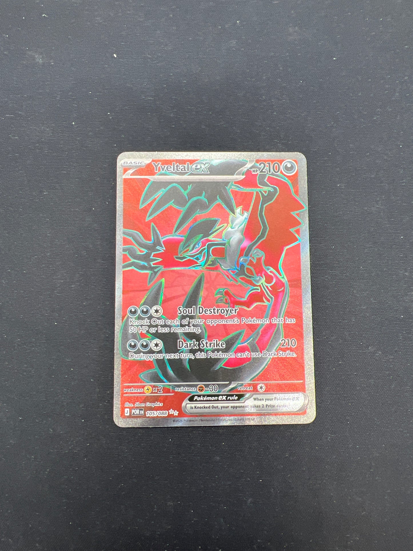 Auction Lot 181: Pokemon Cards Yveltal EX Full Art Condition Vary