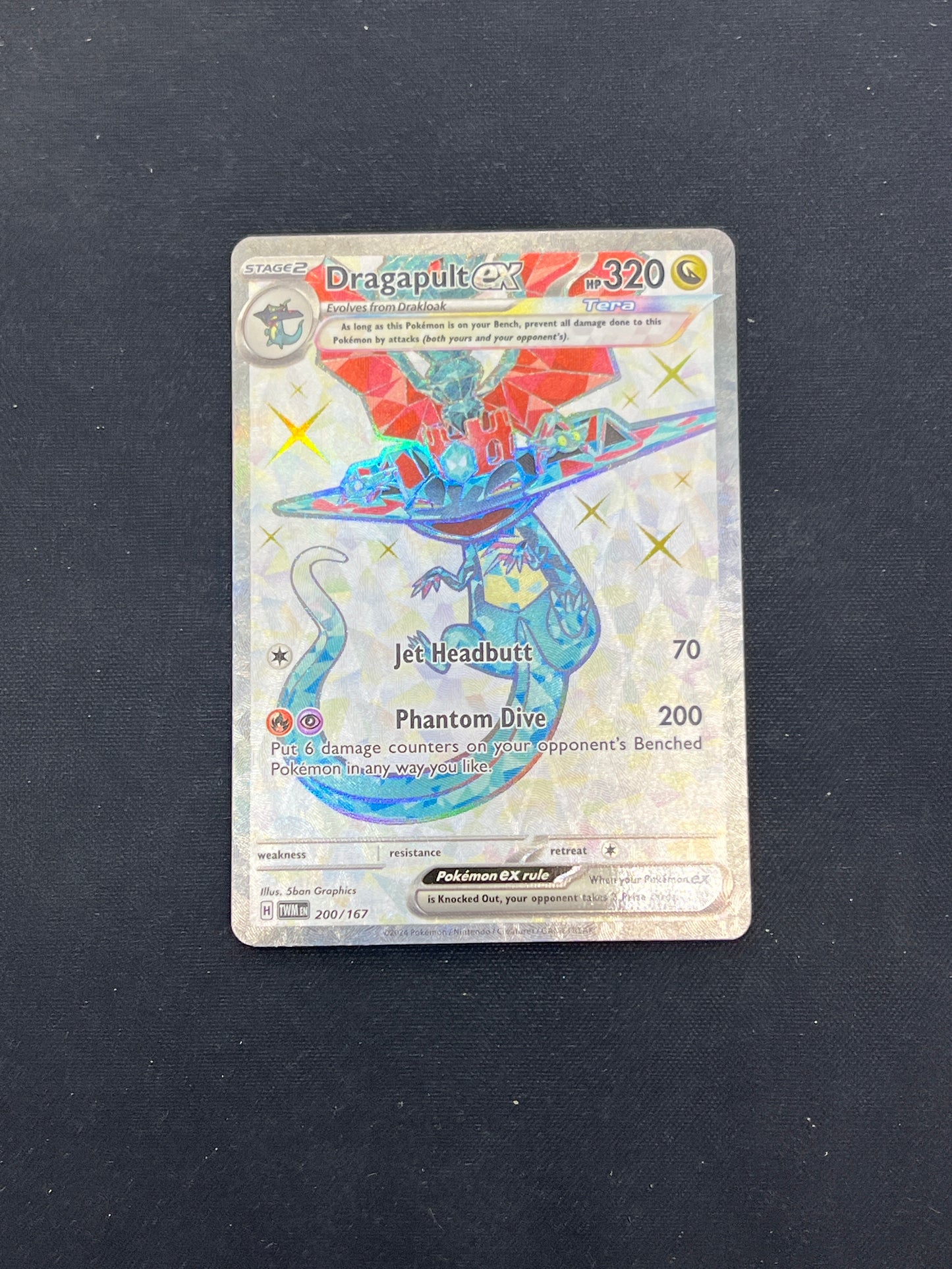 Auction Lot 356: Pokemon Cards Dragapult EX Full Art Twilight Masquerade Condition Vary