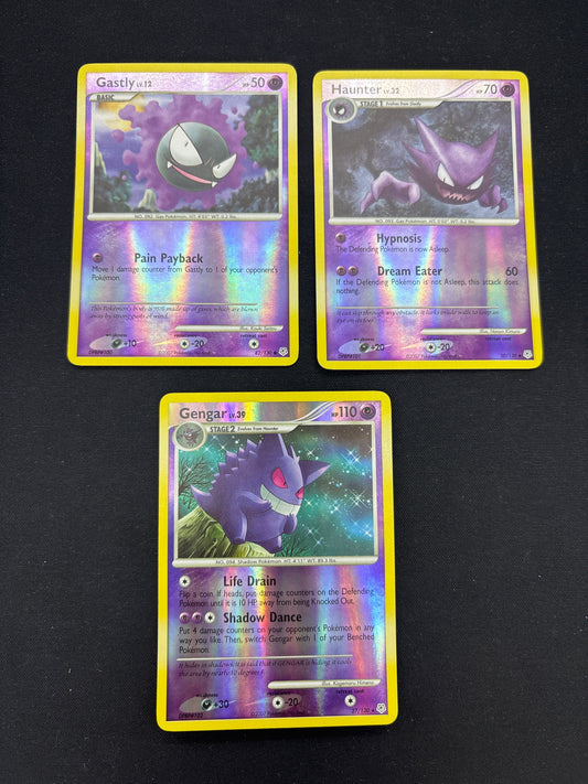 Auction Lot 4: Pokemon Cards Gengar Evolution Line Reverse Holos Diamond Pearl Base Lot Conditions Vary