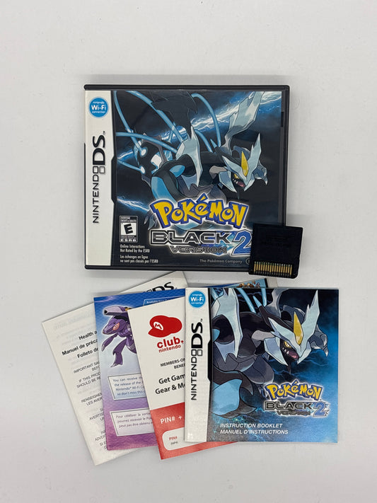 Auction Lot 2: Pokemon Black 2 Nintendo DS Video Game CIB