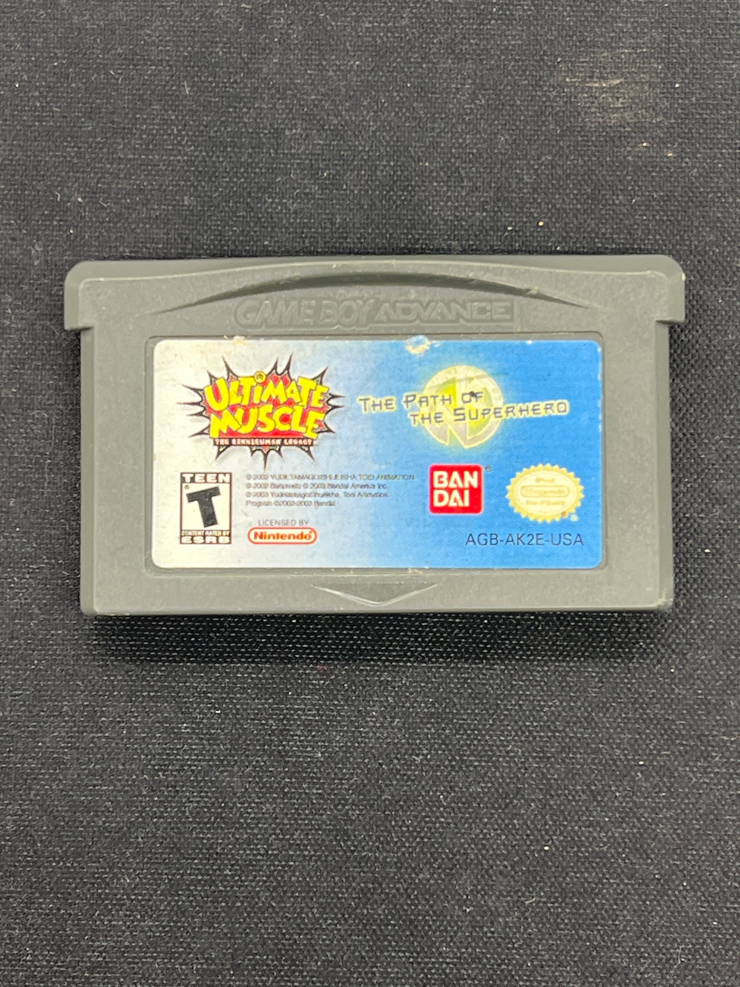 Auction Lot 420: Nintendo Gameboy Advance Ultimate Muscle The Path of the Superhero Video Game Loose