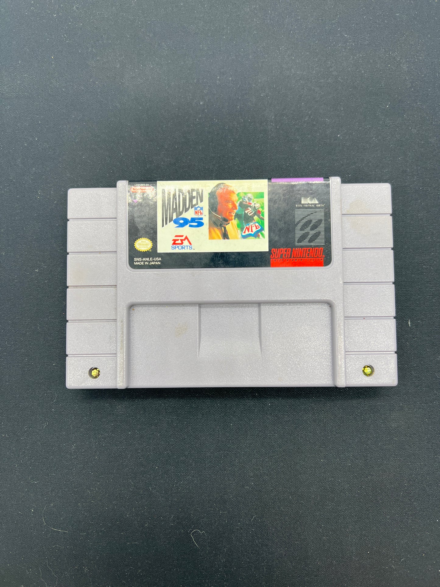 Auction Lot 118: SNES Video Game Madden '95 Loose