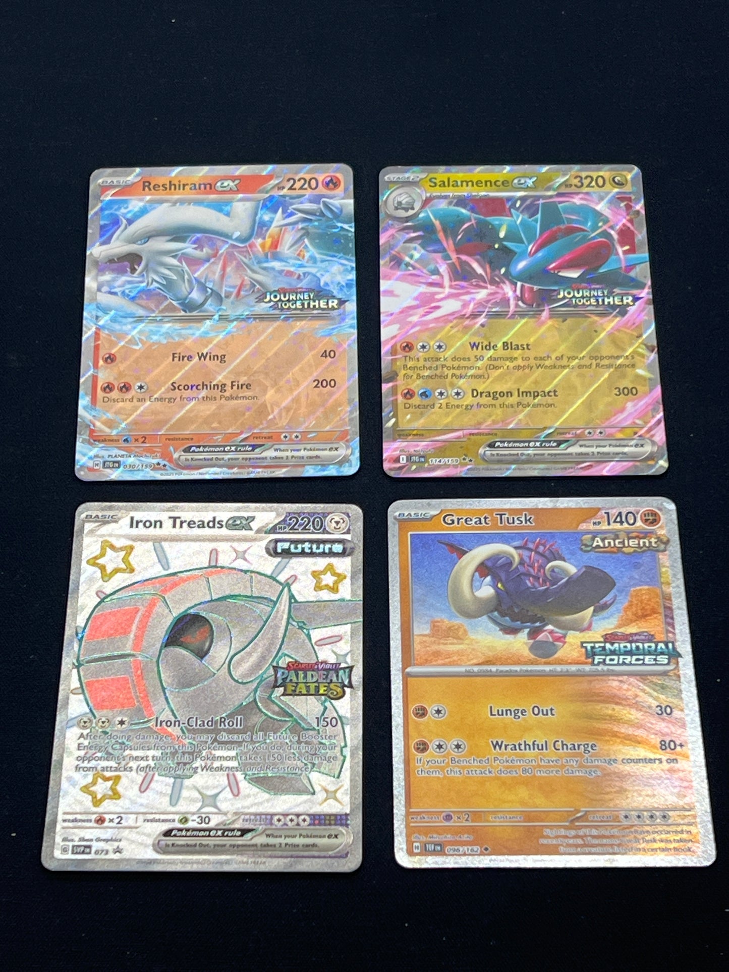 Auction Lot 144: Pokemon Cards Lot of 4 SV Stamped Promo Lot Conditions Vary
