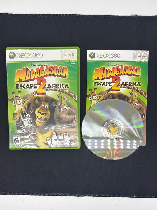 Auction Lot 348: Madagascar Escape 2 Africa Video Game XBOX 360 CIB