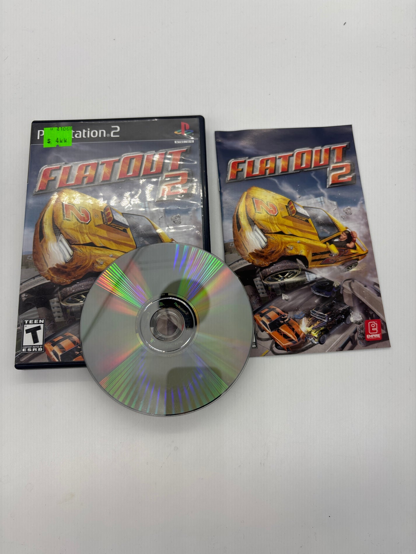 Auction Lot 181: Flatout 2 Video Game Playstation 2 CIB