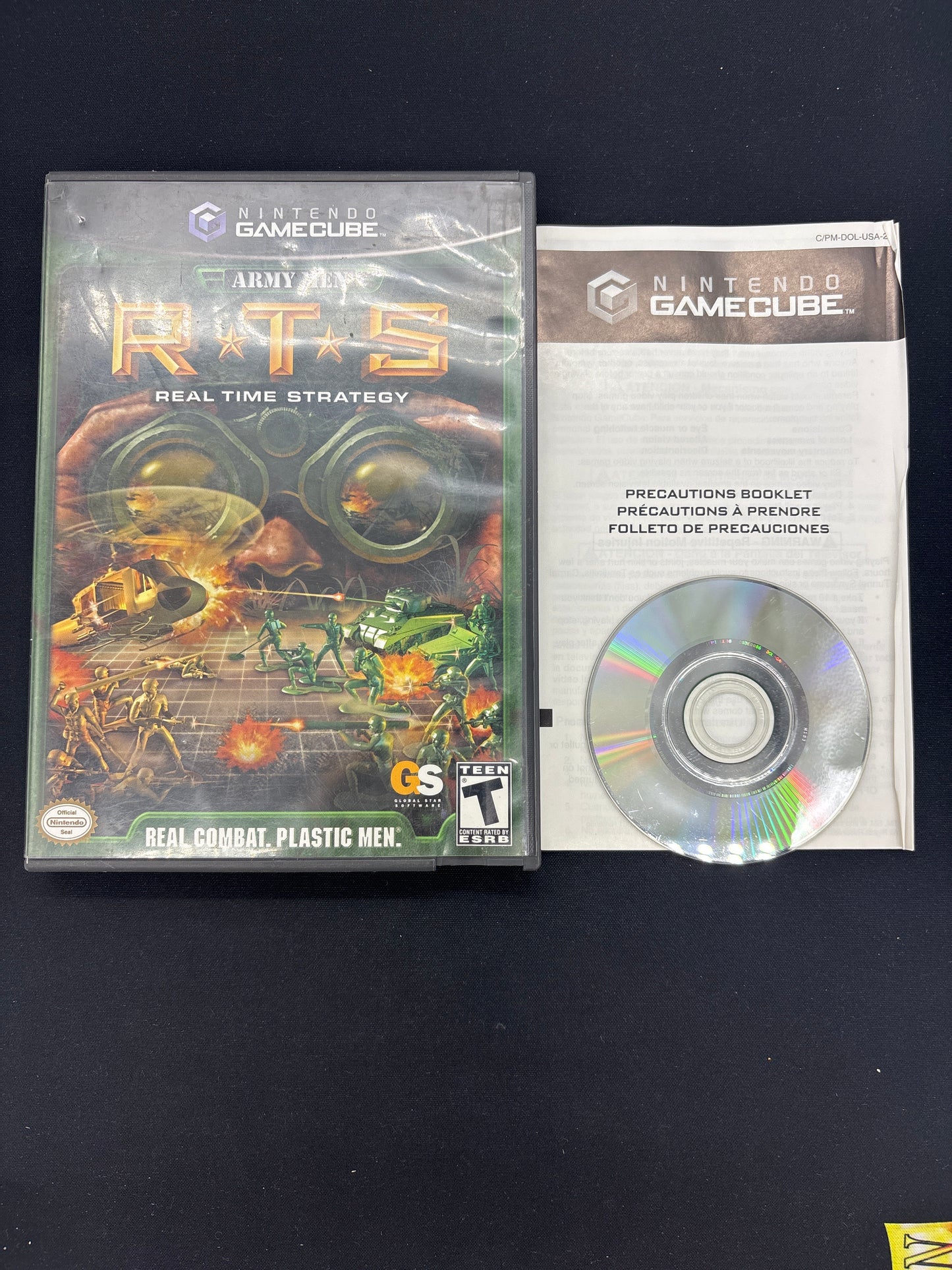 Auction Lot 120: Nintendo Game Cube RTS Real Time Strategy With Case & Disc