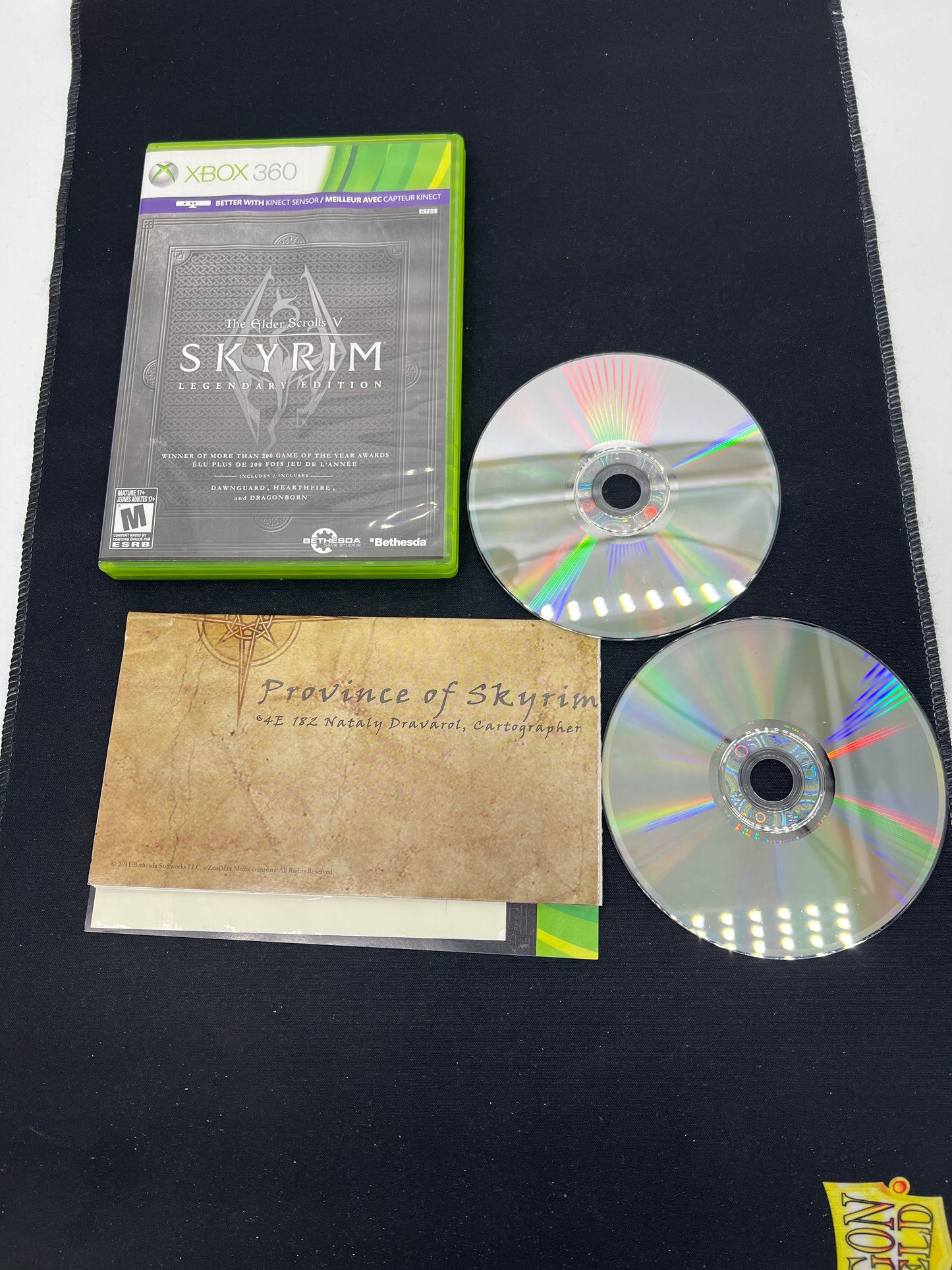Auction Lot 228: XBOX 360 Elder Scrolls V Skyrim CIB