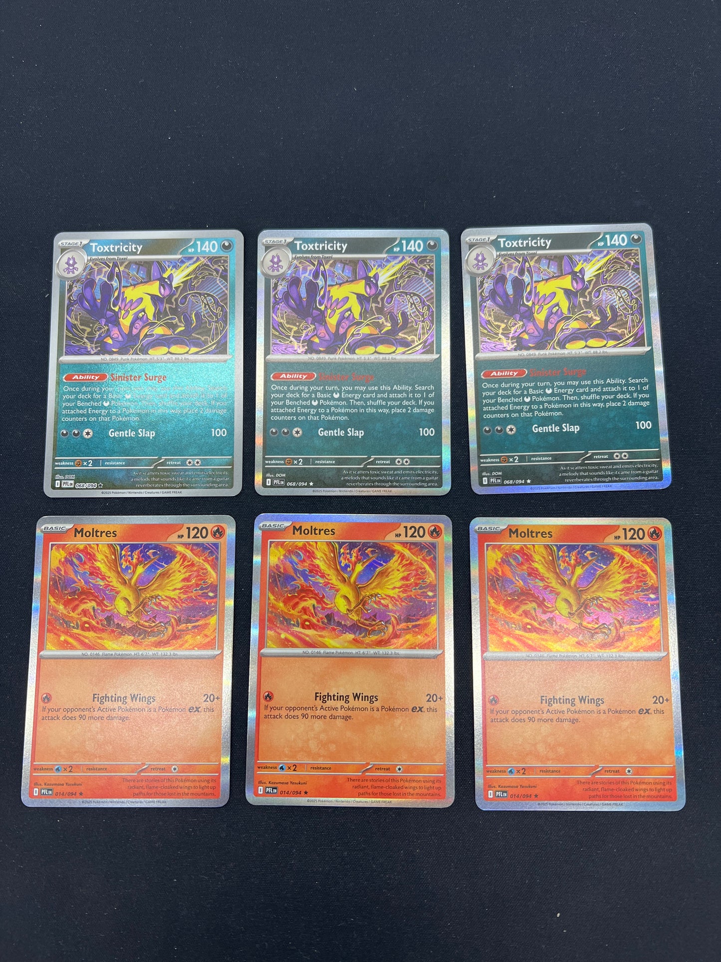Auction Lot 402: Pokemon Cards Lot of 6 Phantasmal Flames Holos Conditions Vary