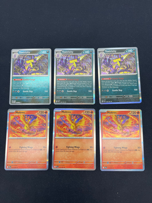 Auction Lot 402: Pokemon Cards Lot of 6 Phantasmal Flames Holos Conditions Vary