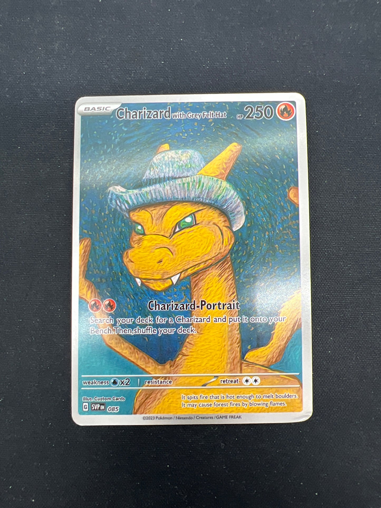Auction Lot 296: Pokemon Cards CUSTOM Charizard Conditions Vary