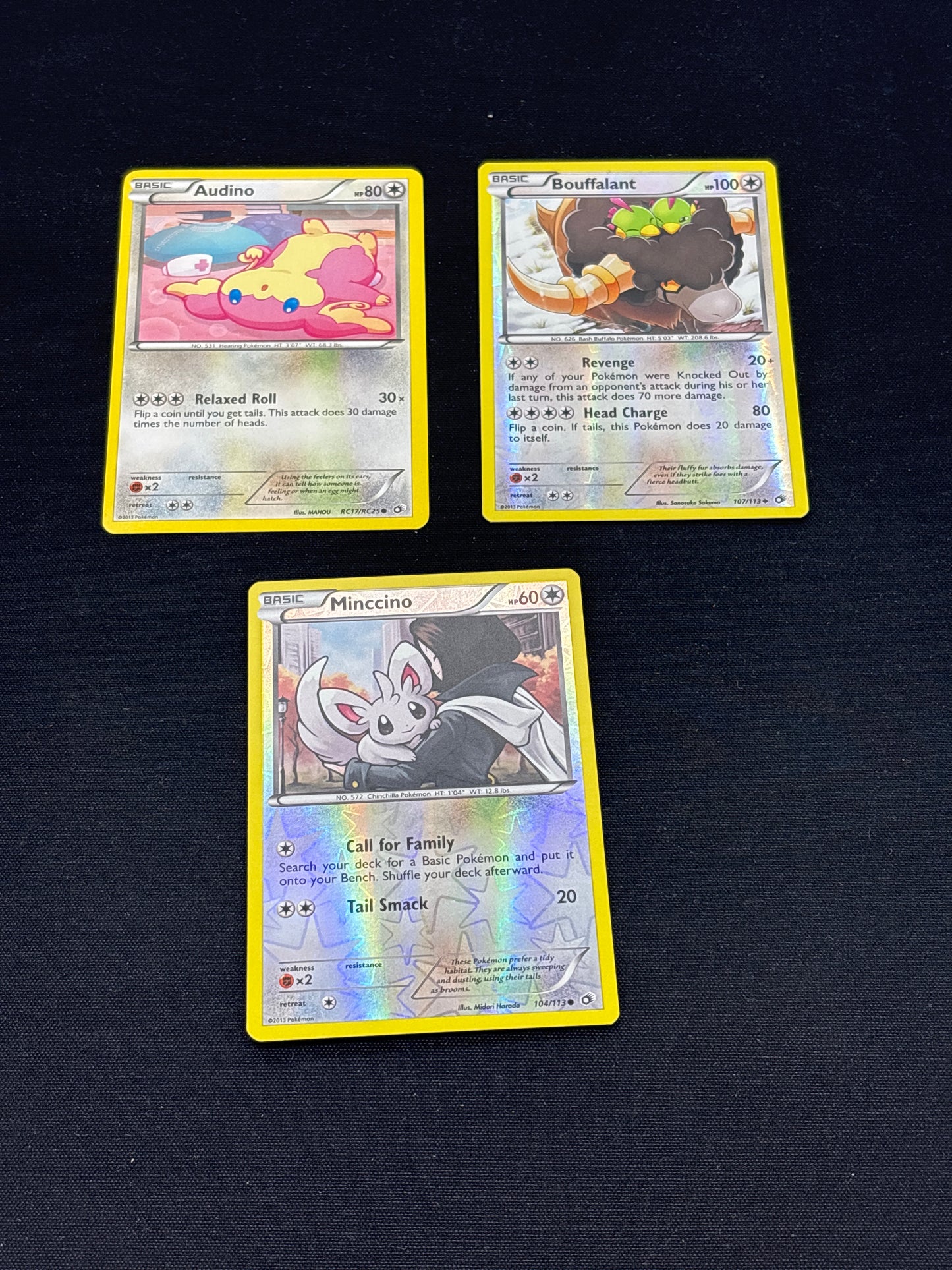 Auction Lot 321: Pokemon Cards Lot of 3 Assorted Normal Type Holos Radiant Collection Conditions Vary
