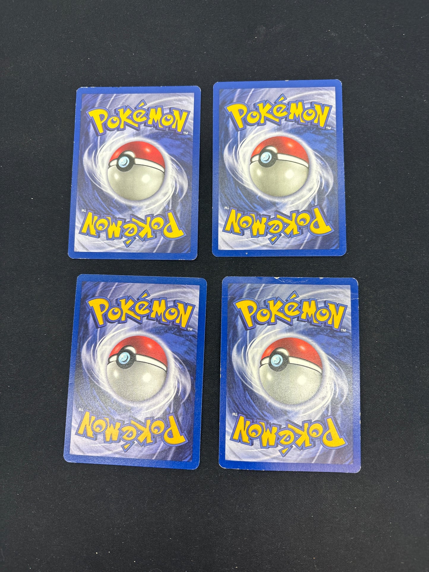 Auction Lot 2: Pokemon Cards Assorted Lot of 4 1st Edition and Unlimited Jungle Conditions Vary