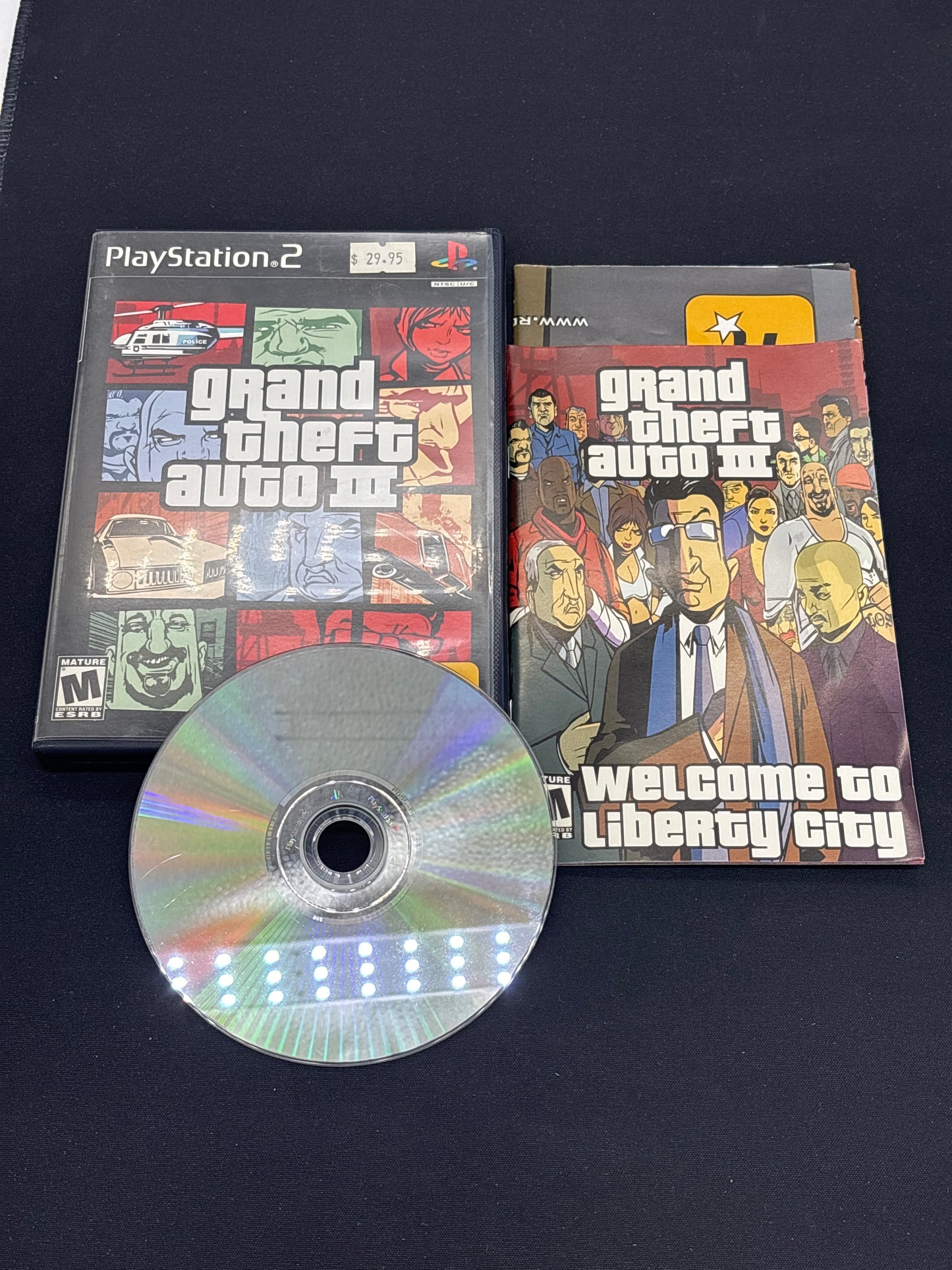 Auction Lot 192: GTA 3 Video Game PlayStation 2 CIB