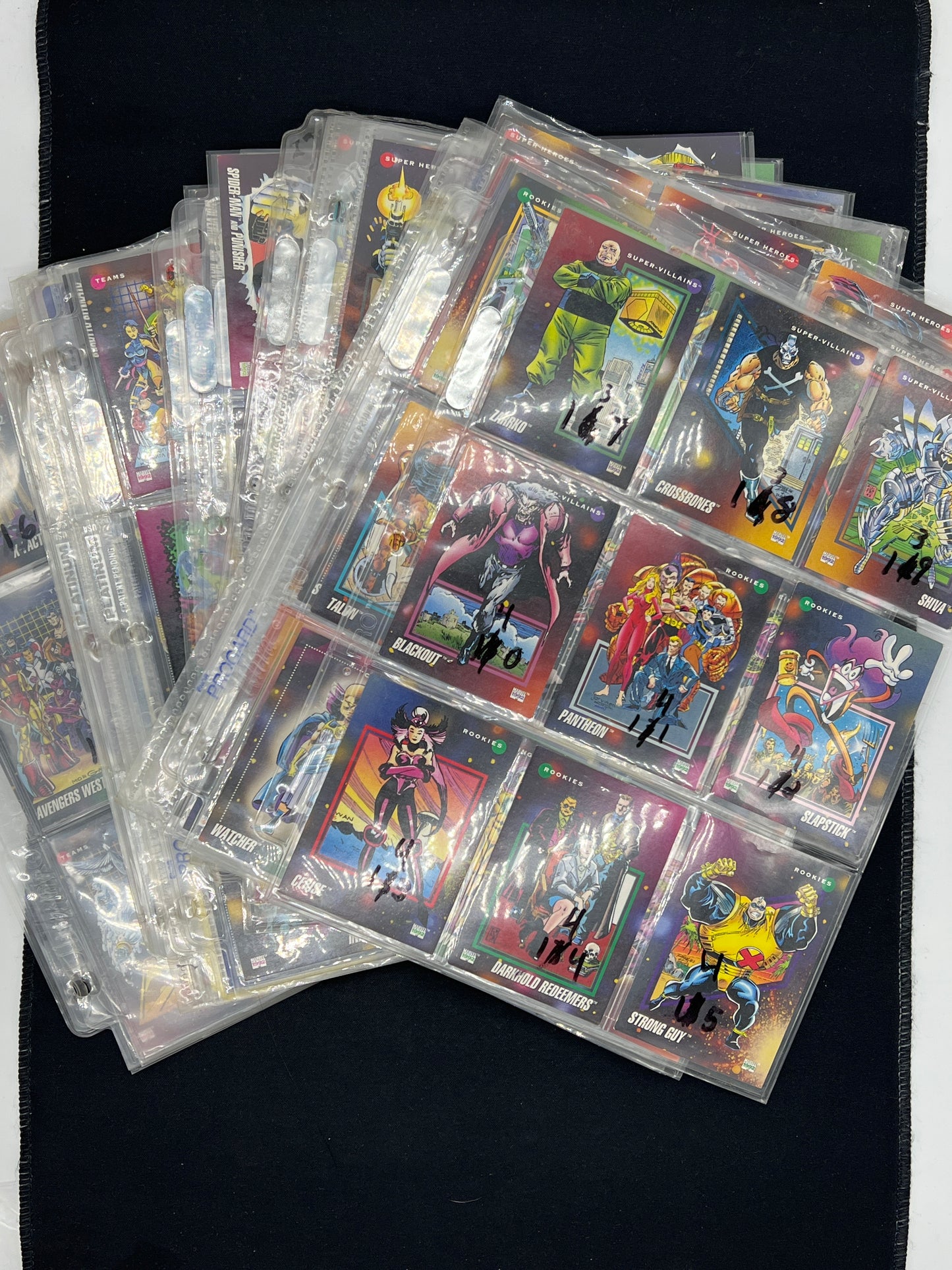 Auction Lot 200: Marvel Cards Assorted Lot with Binder Sleeves