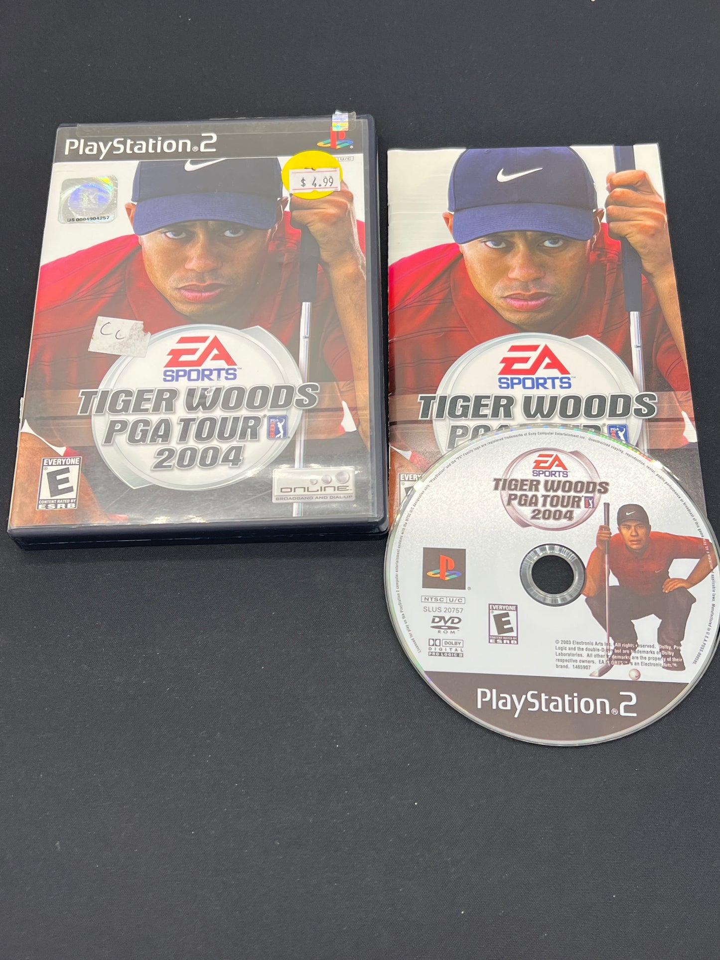 Auction Lot 98: Playstation2 Tiger Woods PGA Tour 2004 CIB