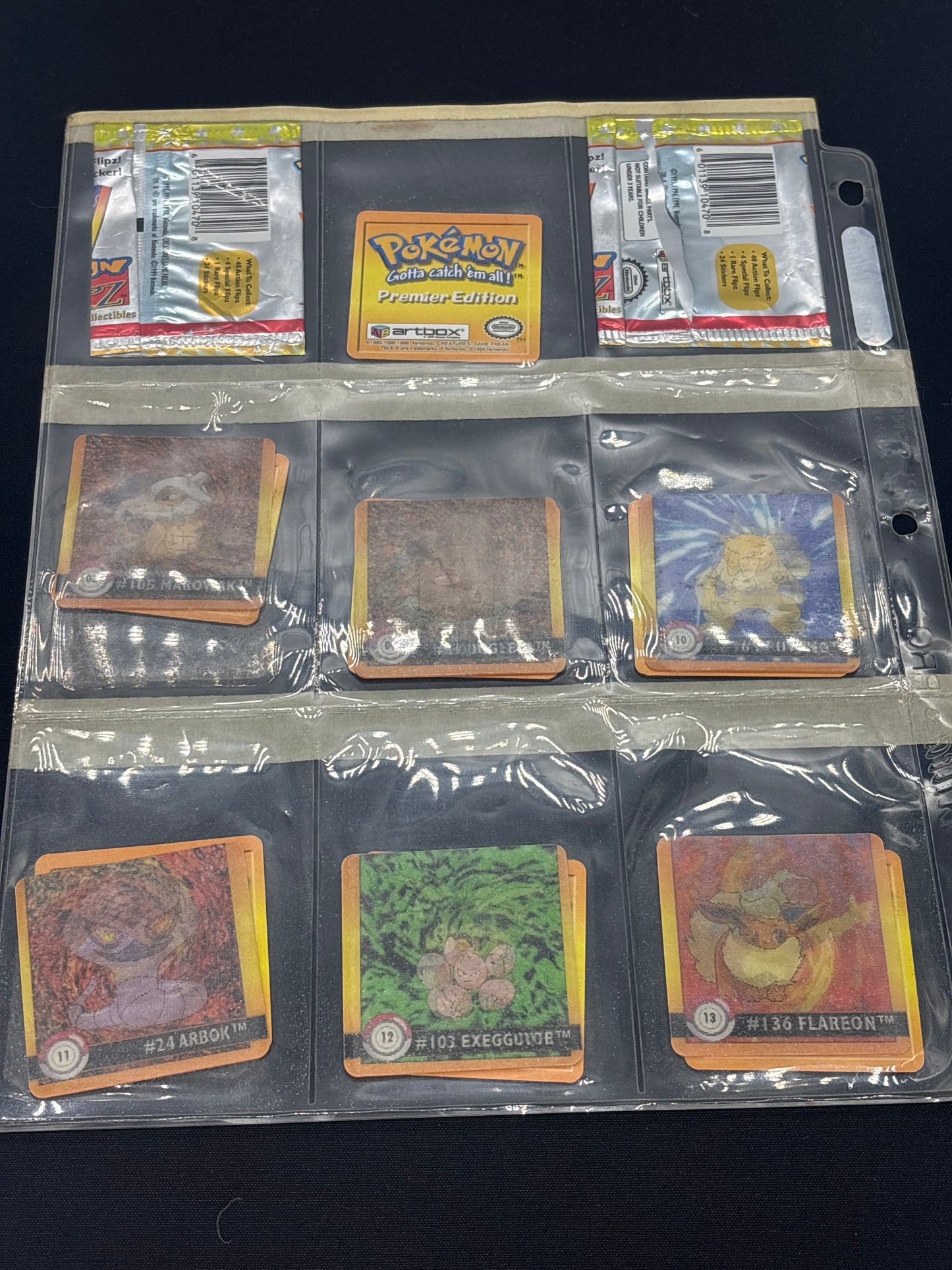Auction Lot 27: Pokemon Stickers Lenticular Lot