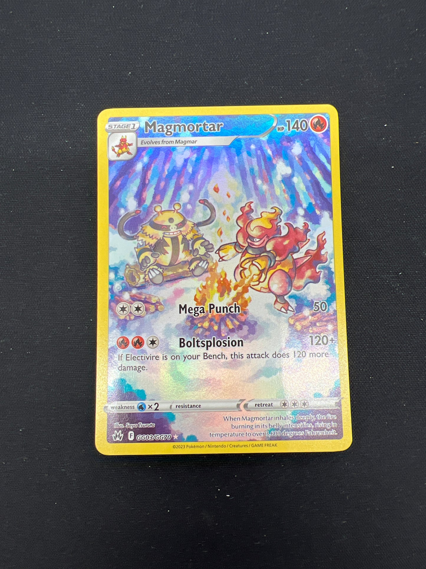 Auction Lot 268: Pokemon Cards Magmortar Galarian Gallery Conditions Vary