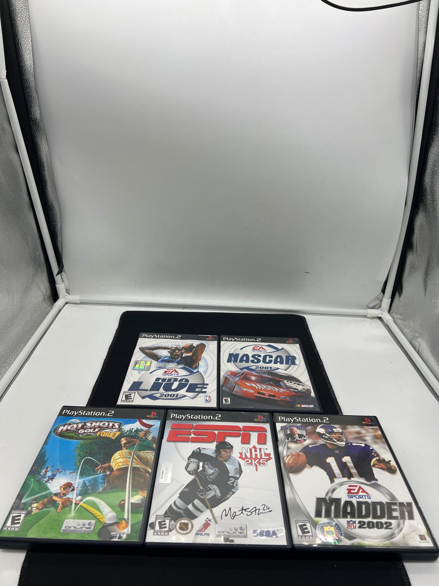 Auction Lot 205: PlayStation 2 Video Game Lot of 5 Assorted Sports Titles CIB