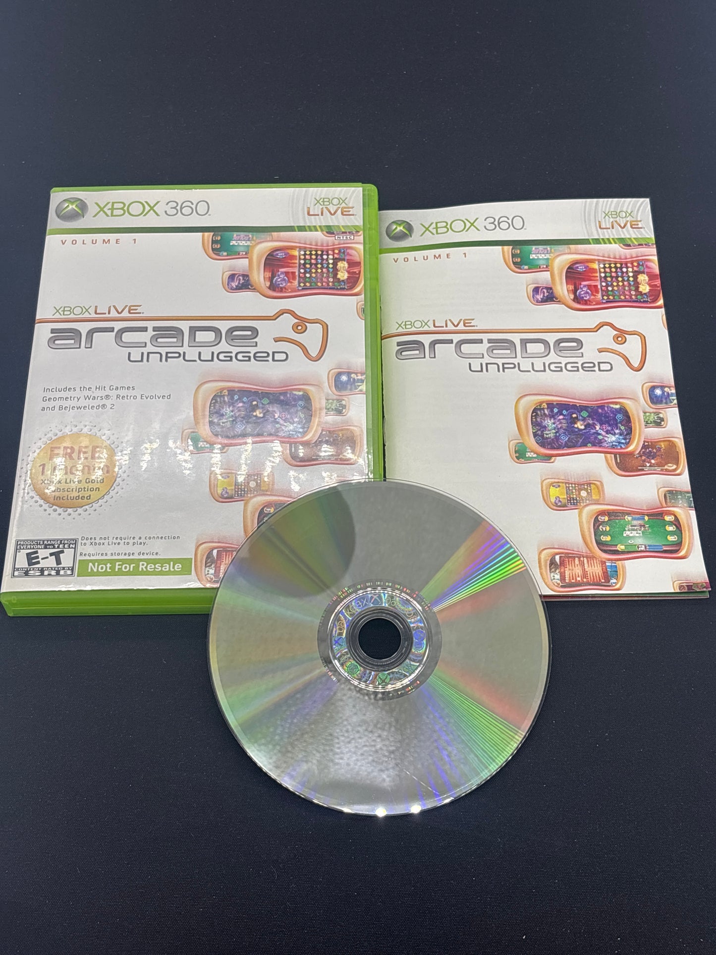Auction Lot 67: XBOX 360 Arcade Unplugged with Case & Disc