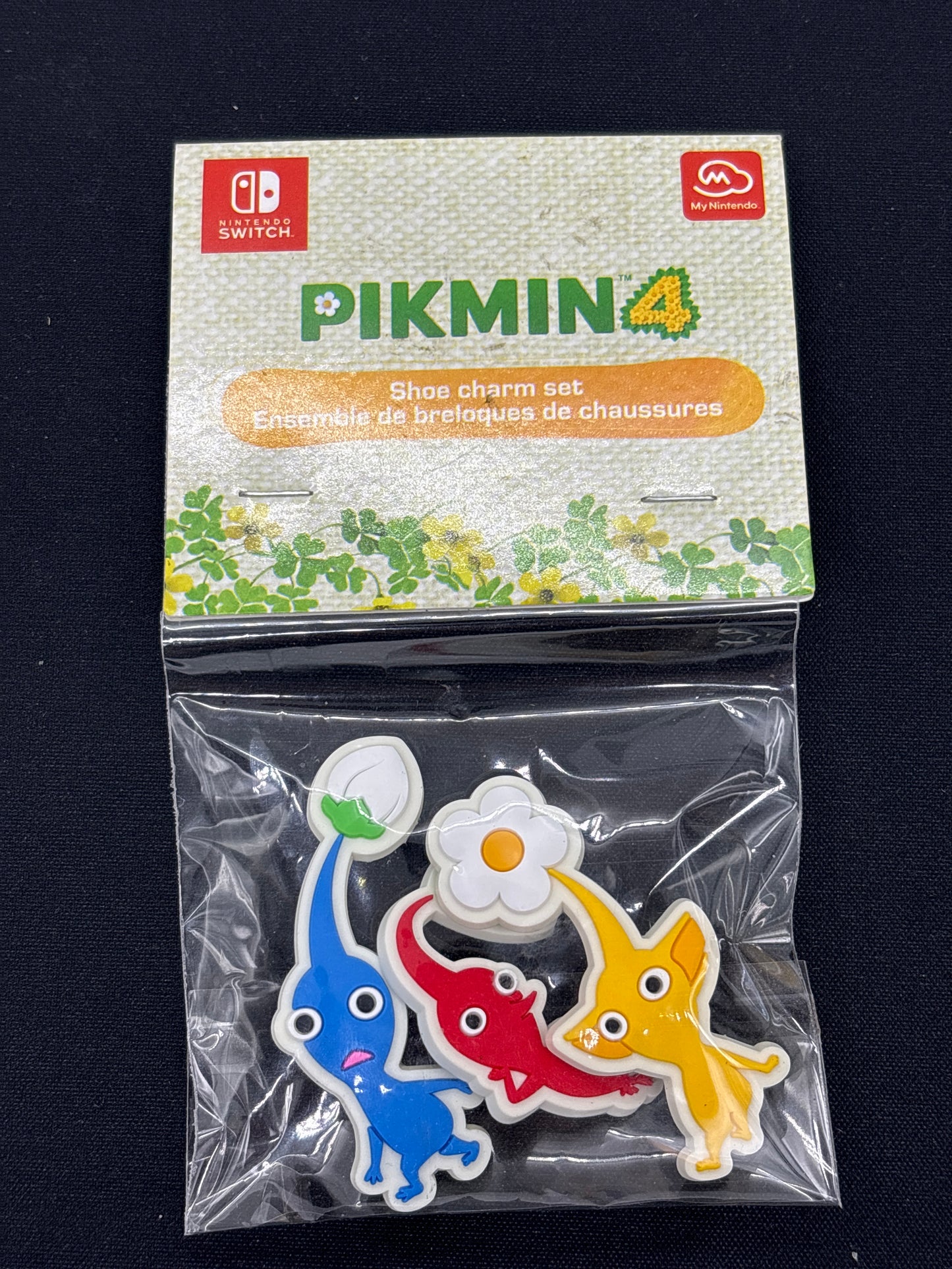 Auction Lot 102: Nintendo Pikmin 4 Shoe Charm Set