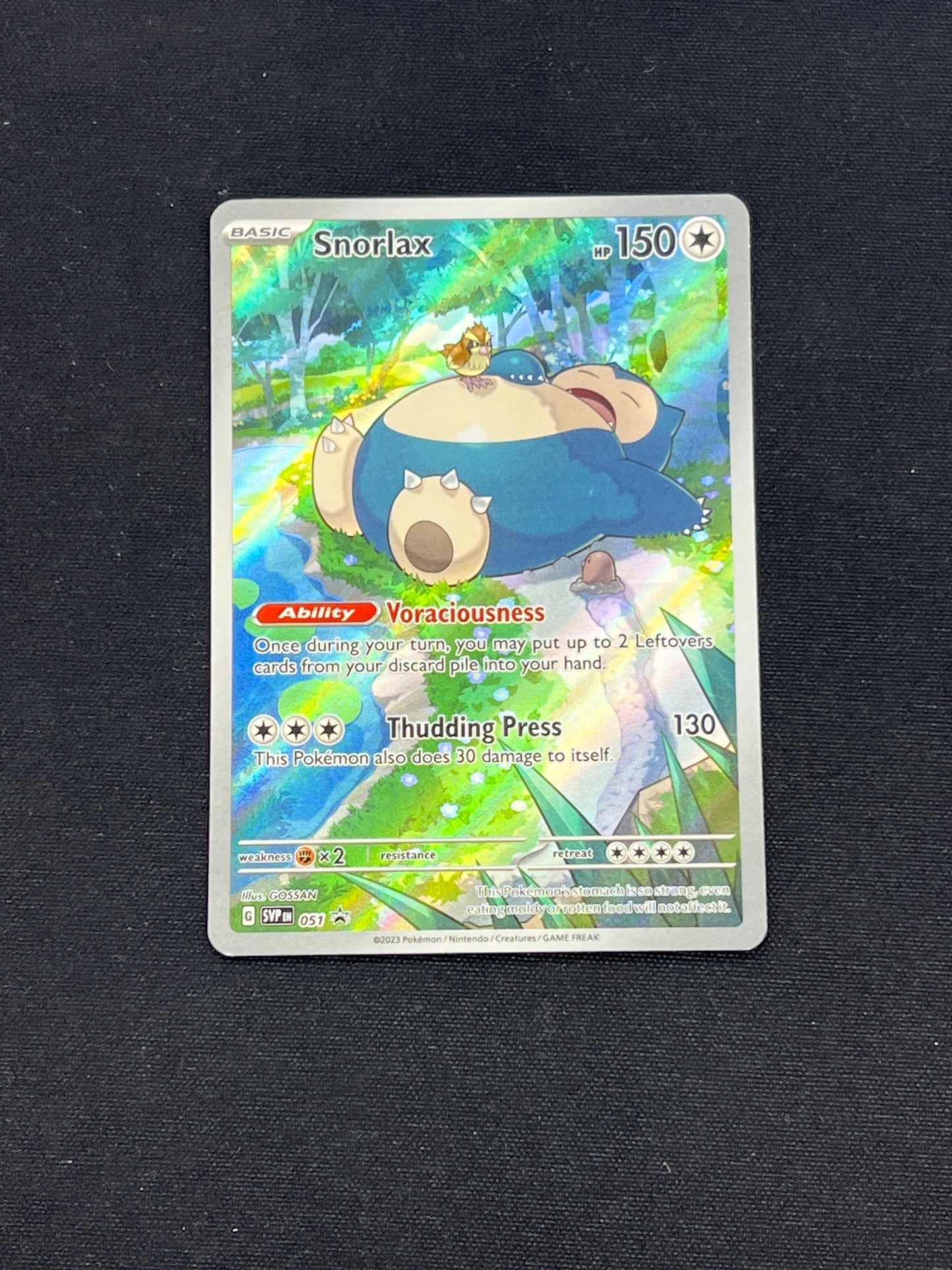 Auction Lot 5: Pokemon Card Snorlax ETB Promo Condition Vary